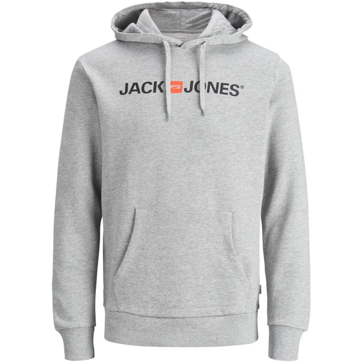 12137054 JJECORP OLD LOGO SWEAT HOOD NOOS LIGHT GREY MELANGE