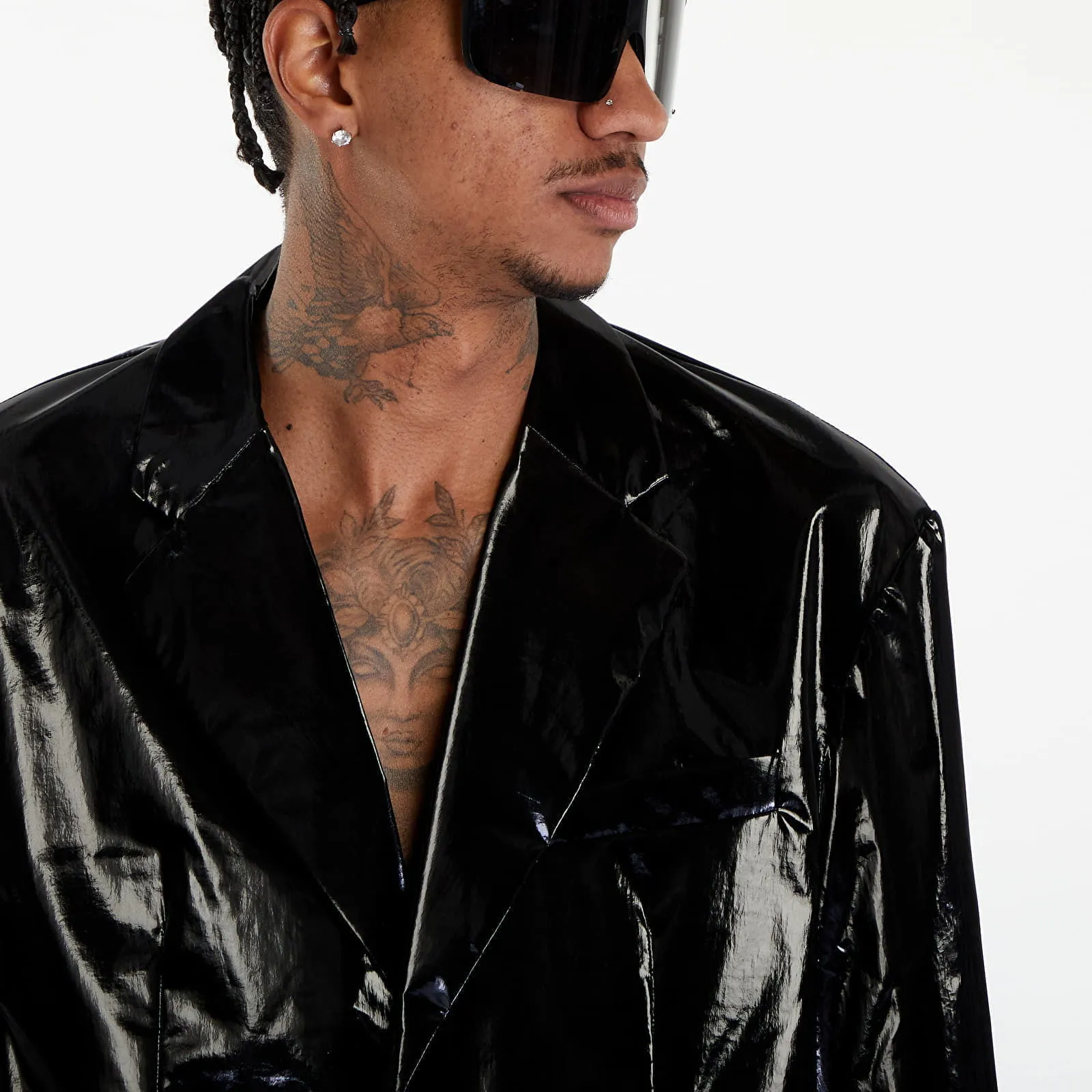 adidas Originals Song For The Mute x Shiny UNISEX Blazer Black/ Active Teal