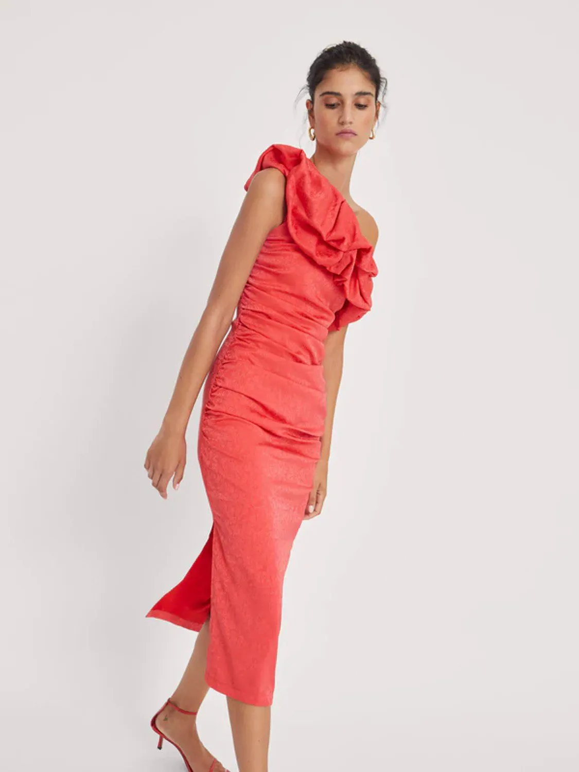 AVA VESTIDO ASIMETRICO MIDI MIOH