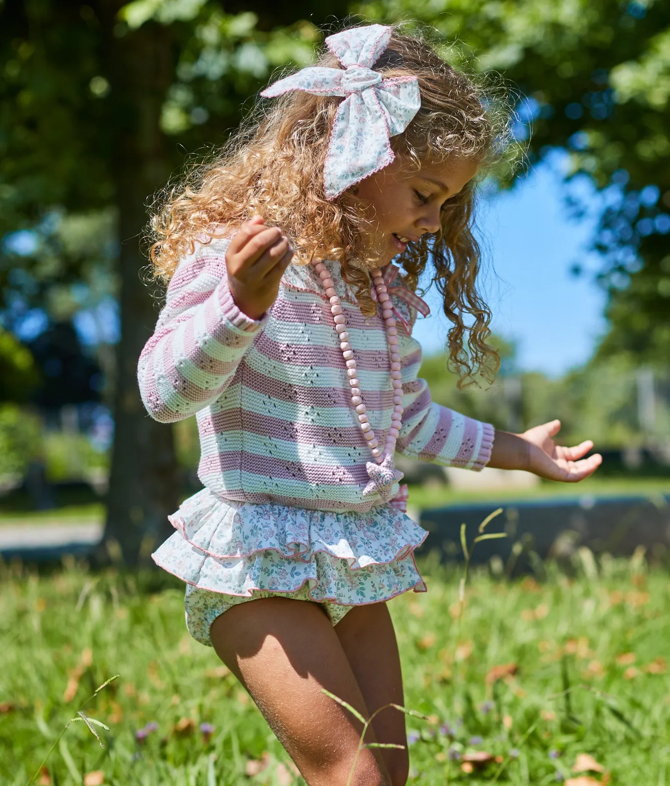 Blouse with panties and Martinique sweater. Kids & Baby Collection
