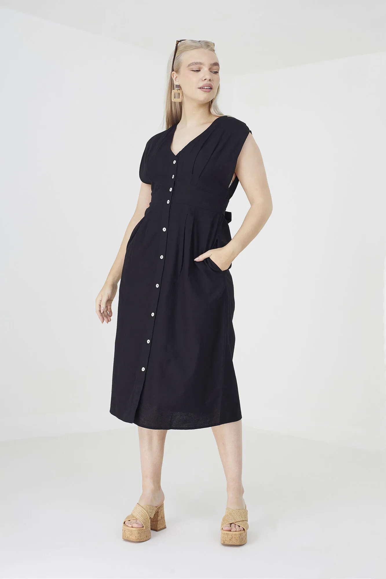 Brave Soul Vestido con lazo en espalda