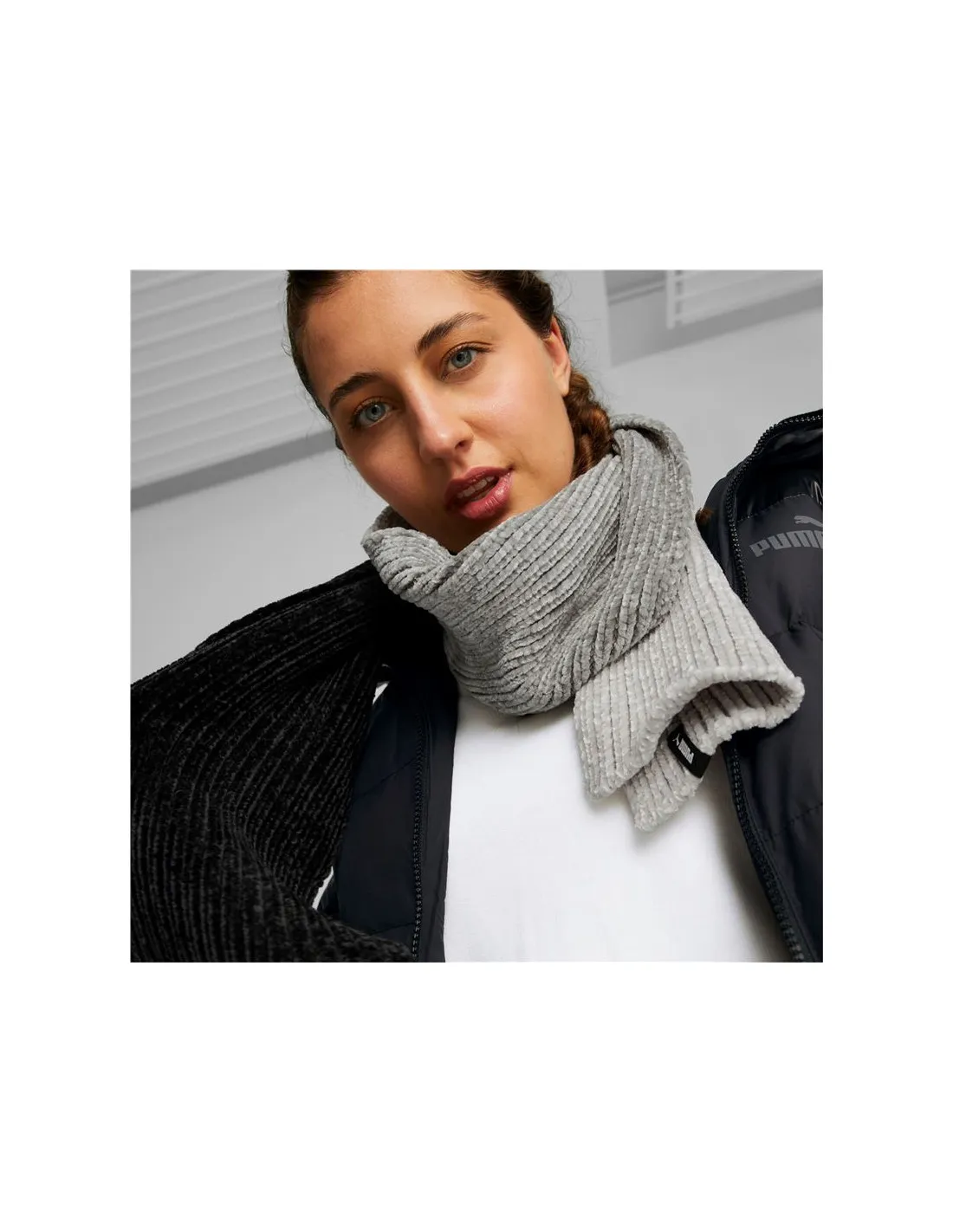 Bufanda Puma Chenille Scarf BK