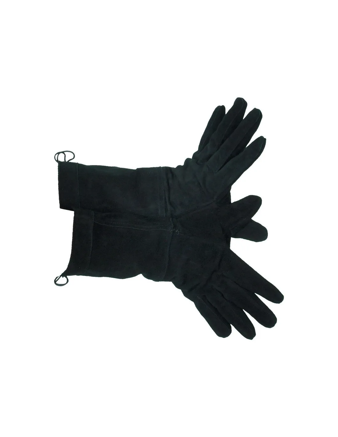 Guantes medievales negros