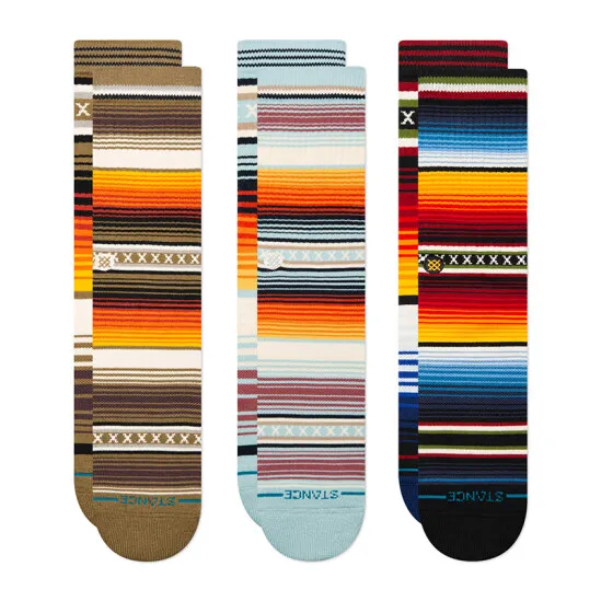 Medias Stance Curren 3 Pack - Multicolor