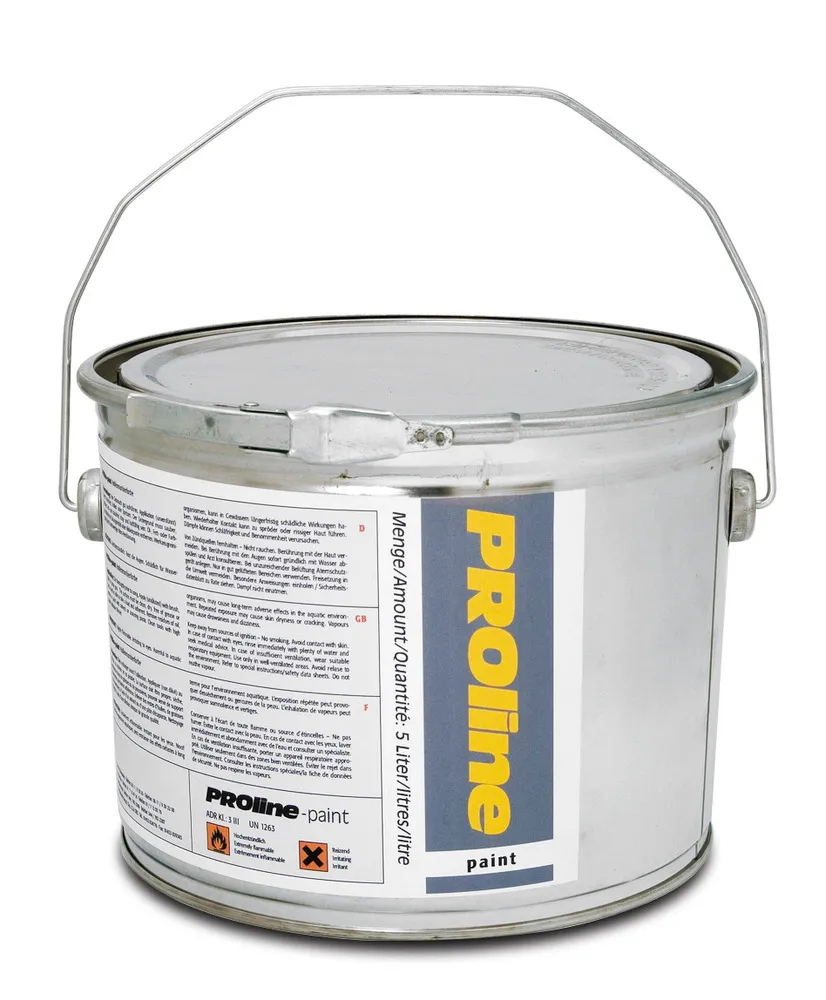 Pintura marcado naves, adecuada para carretilla, 5 litros, 20-25 m2, rojo, RAL 3001