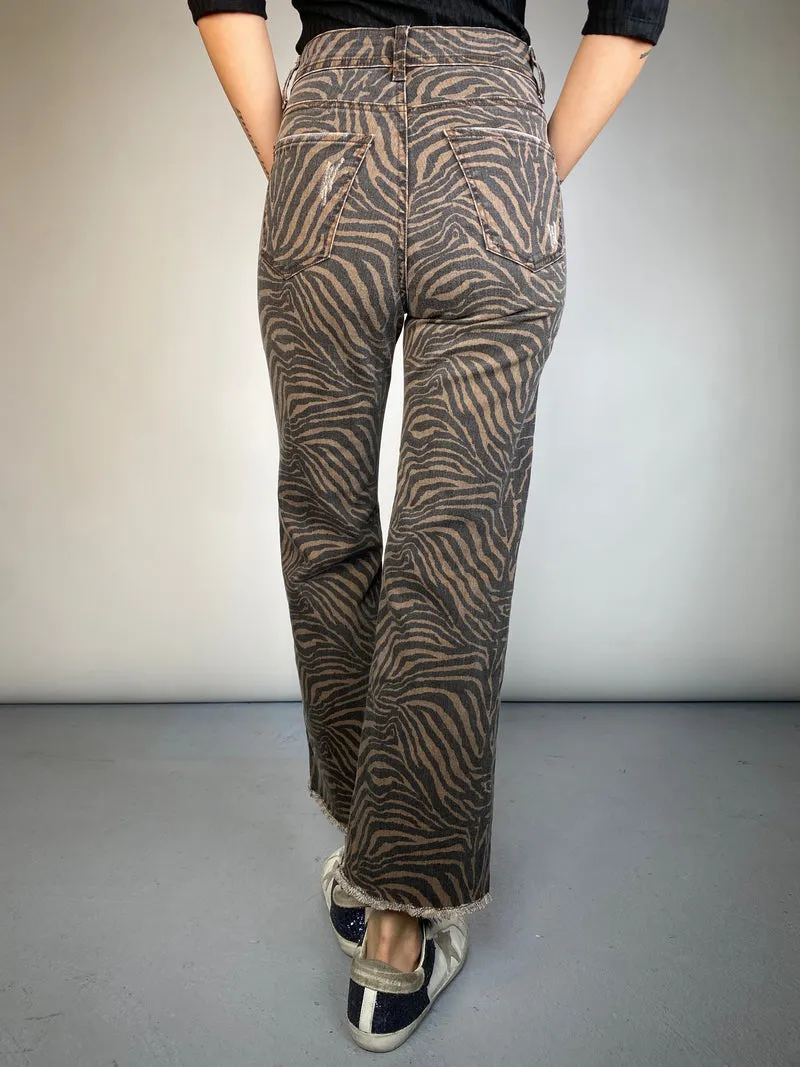 QÜINA Jeans Cebra