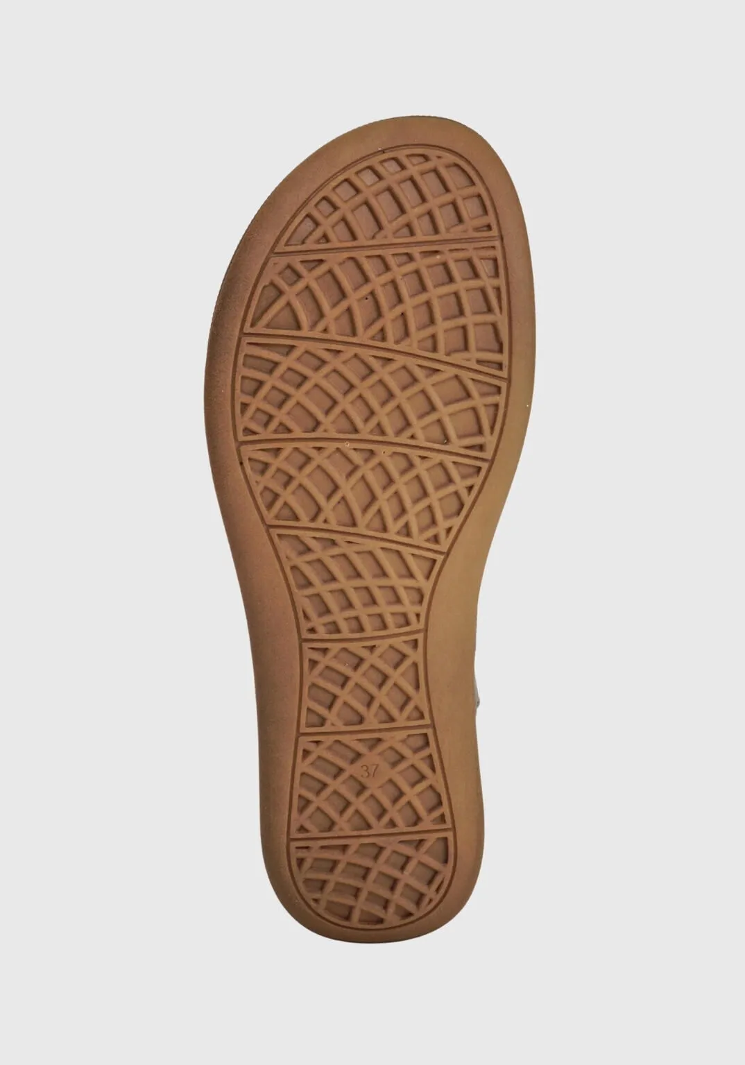 Sandalia Plateado Milus