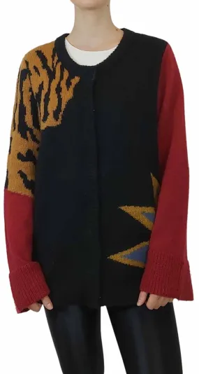 SINGOLARE Cardigan Tigre