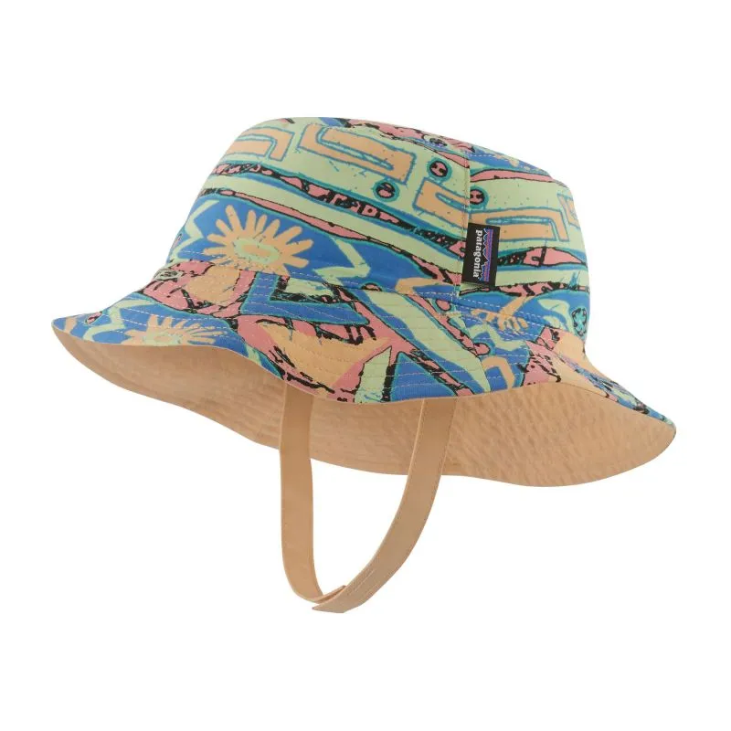 Sombrero para niños Patagonia Sombrero de sol para bebé (High Hopes Geo: Salamander Green)