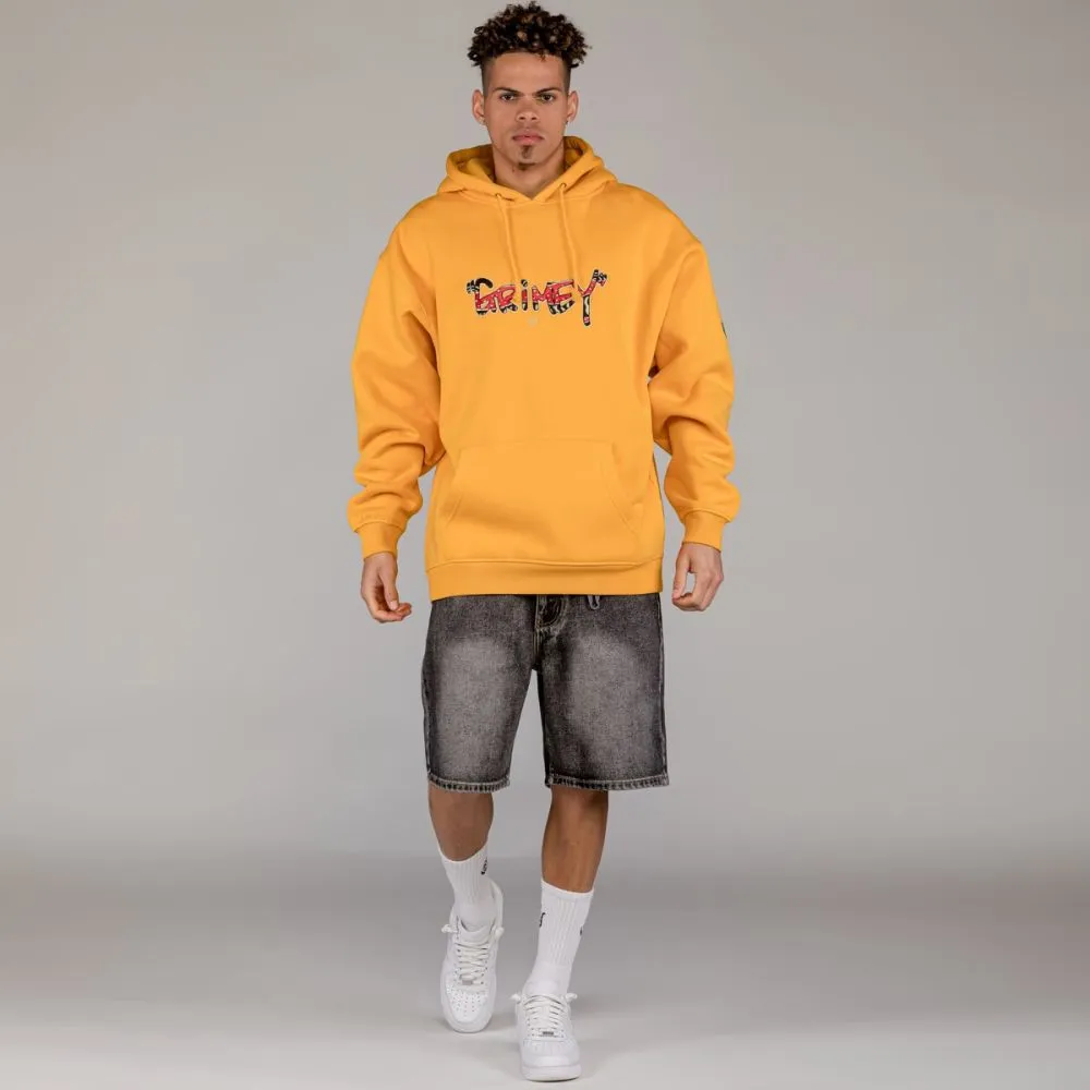SUDADERA GRIMEY CON CAPUCHA GCH569 Spring 23 THE TOUGHEST vintage hoodie – ORANGE | Naranja