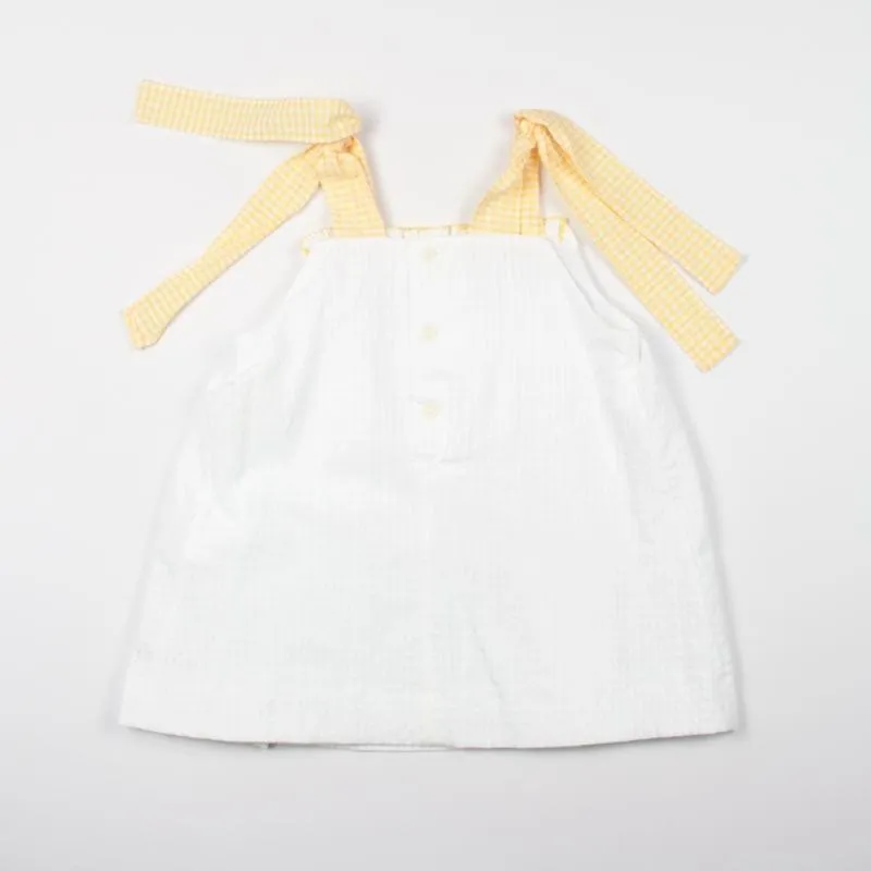 Vestido bodoques amarillo