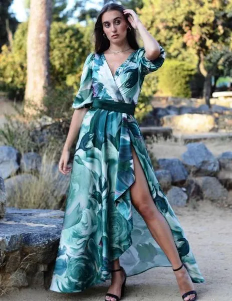 vestido estampado
