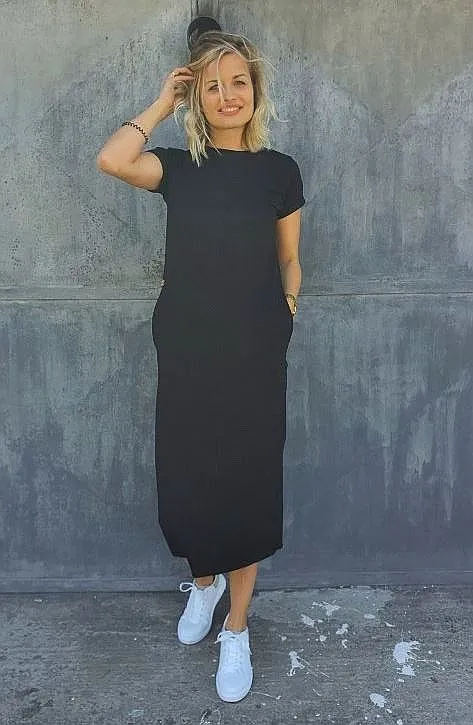 vestido M.ASCH-Be original Maxi - Long - Black - women´s