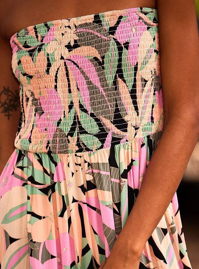 vestido Roxy Soft Memories - KVJ6/Anthracite Palm Song - women´s