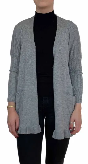 VINTAGE Cardigan Gris Vuelos