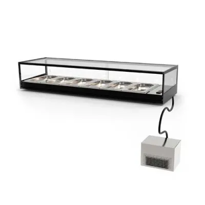 Vitrina refrigerada grupo remoto LOGIC VTLG4GRP cuba plana Sayl